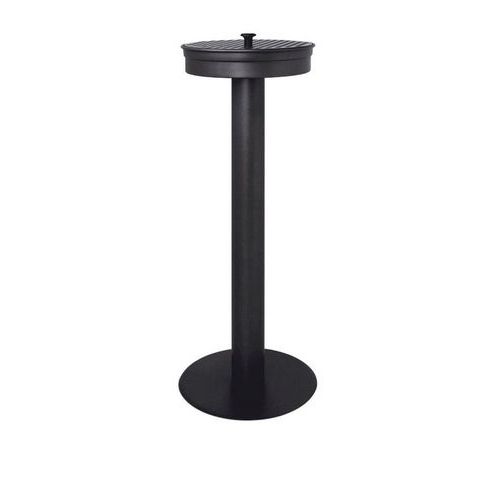 Posacenere a colonna in metallo verniciato