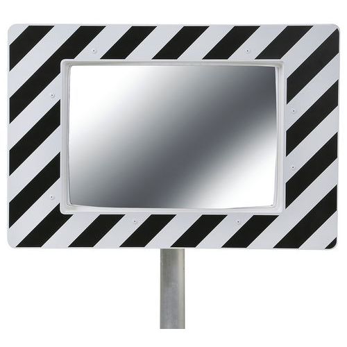 Specchio per strade pubbliche Zebrix in Ecochok 90°- Kaptorama