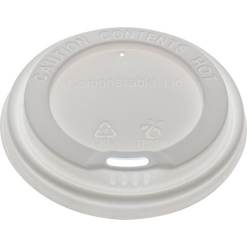 Coperchio con beccuccio biodegradabile e compostabile - per tazza e bicchiere