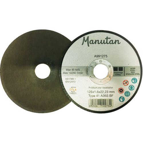 Disco da taglio piatto per tutti i materiali – Manutan