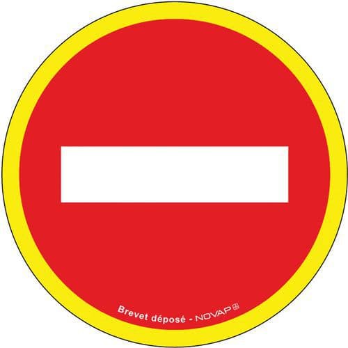Cartello di divieto ad alta visibilità - Vietato l’accesso - Rigido - Novap