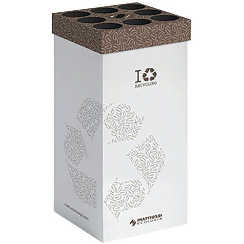 Contenitore ecocompatibile per raccolta differenziata CartOne Caffè - 40 L