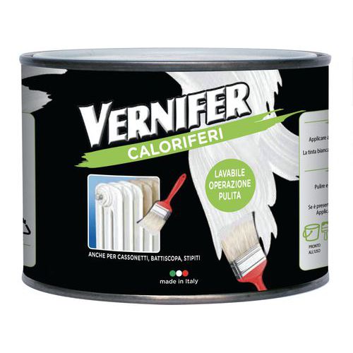 Vernifer caloriferi bianco satinato - 500 ml