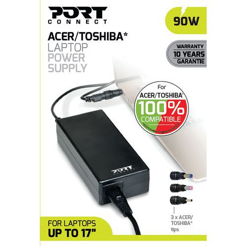Alimentatore per computer Acer/Toshiba 90 W - Port Connect