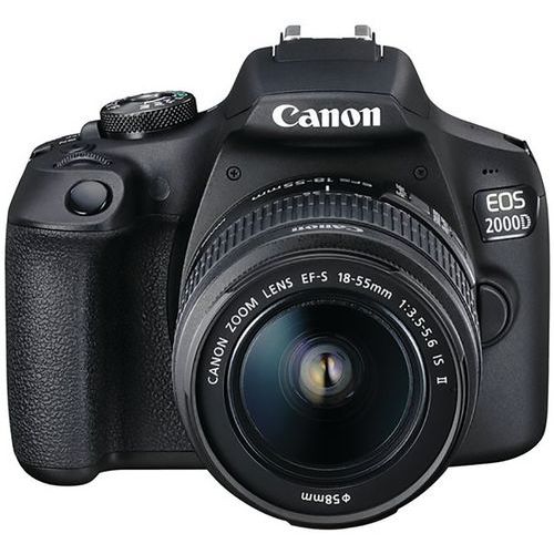 Fotocamera Reflex EOS 2000D + EF-S 18-55 IS II - Canon