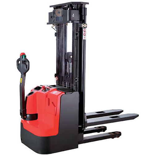 Carrello elevatore elettrico 1,6 t con sollevamento iniziale, doppio montante - Stockman