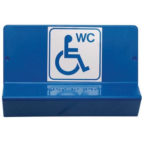 Segnaletica braille - WC - Wattelez