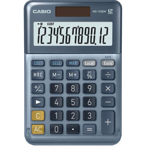 Calcolatrice da ufficio Casio MS-120EM