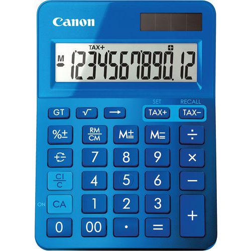 Calcolatrice 12 cifre blu LS-123K-MBL - Canon