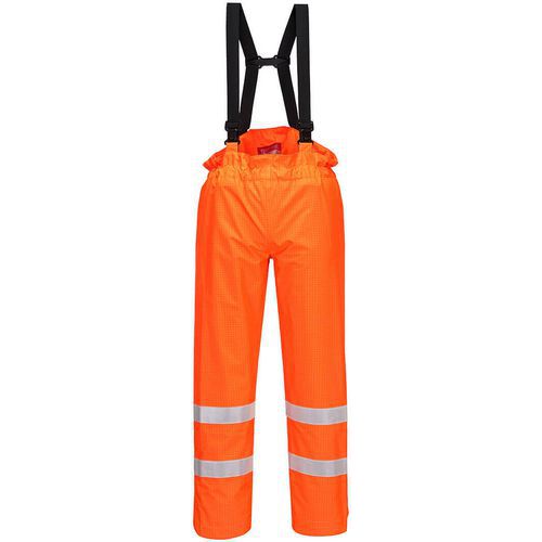 Pantaloni da lavoro Bizflame ad alta visibilità arancione/nero - Portwest