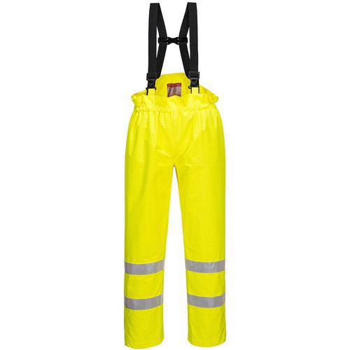 Pantaloni da lavoro Bizflame ad alta visibilità gialli - Portwest