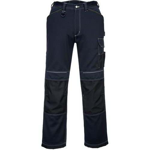 Pantaloni da lavoro pw3 nero  blu navy - Portwest