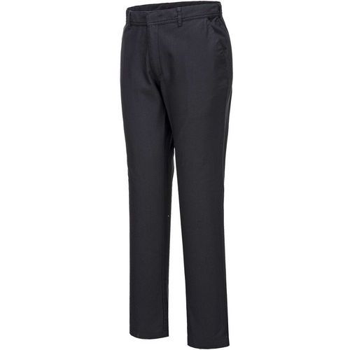 Pantaloni stretch slim chino nero - Portwest