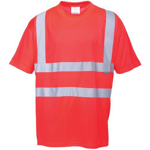 T-shirt ad alta visibilità rossa - Portwest