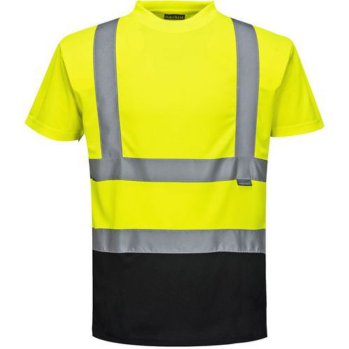 T-shirt bicolore giallo/nero - Portwest