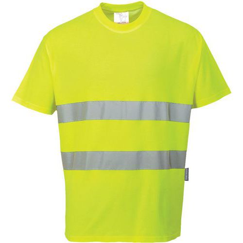 T-shirt comfort in cotone giallo - Portwest