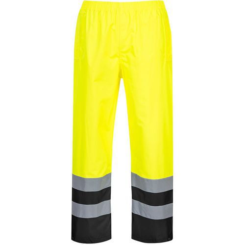 Pantaloni traffic bicolore hi-vis nero giallo - Portwest