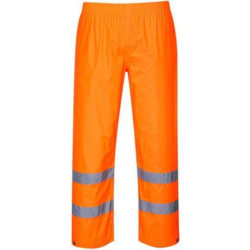 Pantaloni antipioggia ad alta visibilità arancioni - Portwest