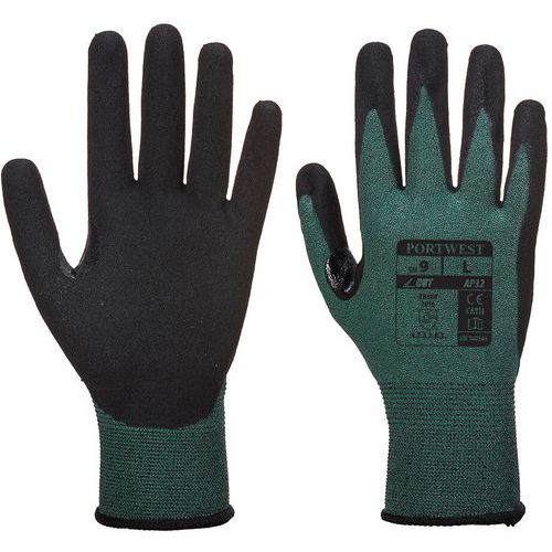 Guanti Antitaglio E Antiurto Portwest – XXL, Grigio/nero, Presa In Nitrile