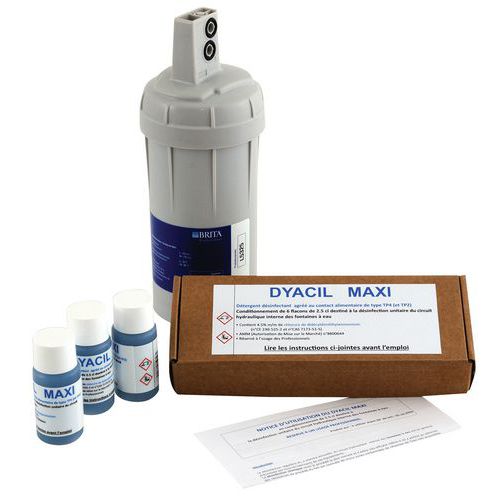 Kit di disinfezione per distributori d'acqua - 6 prodotti per pulizia riutilizzabili