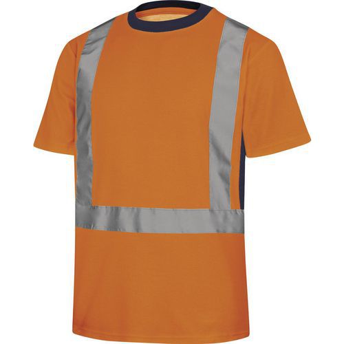 T-shirt in cotone e poliestere ad alta visibilità - Delta Plus