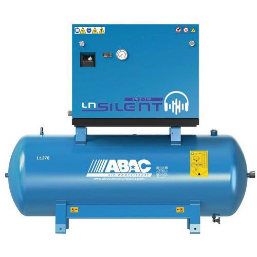 Compressore a pistoni lubrificato 270L 5,5 CV - Gamma SILENT