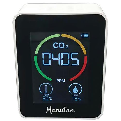 Misuratore di CO2, temperatura e umidità - Manutan Expert