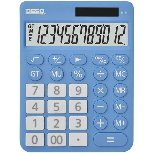 Calcolatrice Large Desq New Generation 12 tasti - Desq