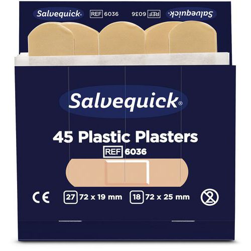 Ricarica di 270 cerotti in plastica - Salvequick