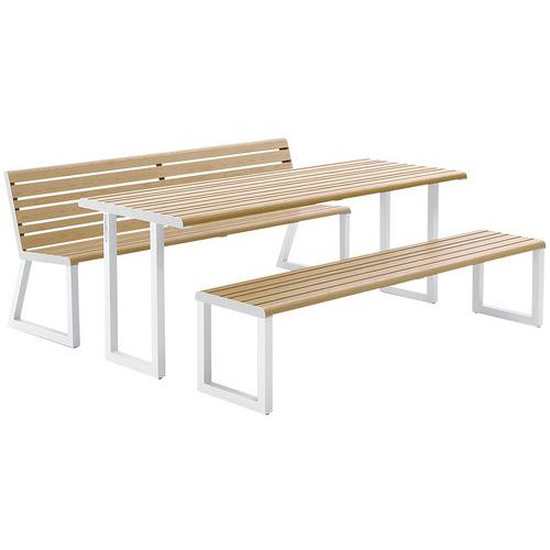 Tavolo con struttura leggera collezione H24 - Diemmebi