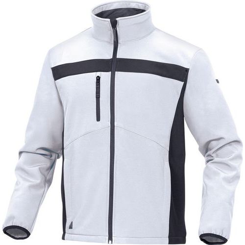 Giacca in softshell poliestere/elastano