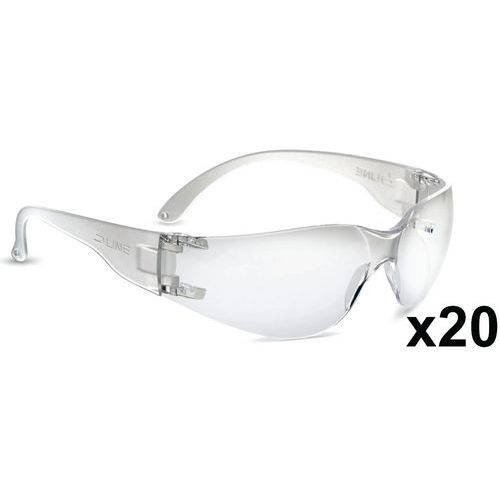 Occhiali di protezione incolore BL30 - Confezione grande - Bollé safety