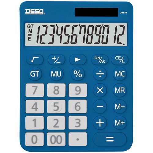 Calcolatrice Large Desq New Generation 12 tasti - Desq