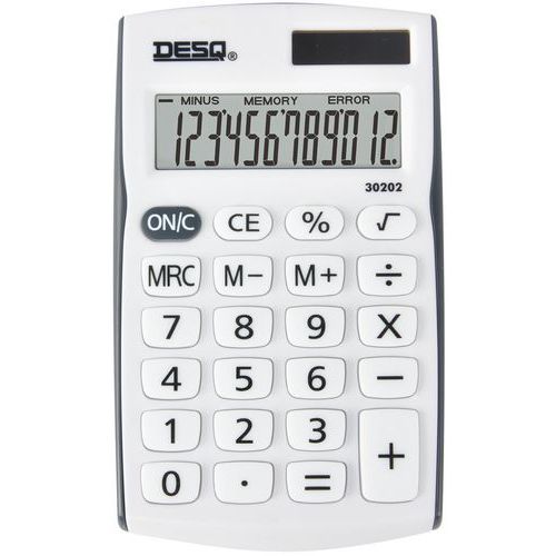 Calcolatrice tascabile 12 tasti 30202 - Desq
