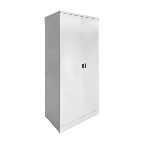 Armadio ricondizionato con ante battenti grigio