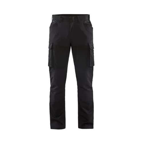 A944911 - Pantaloni di mantenimento elasticizzati 2D neri C60