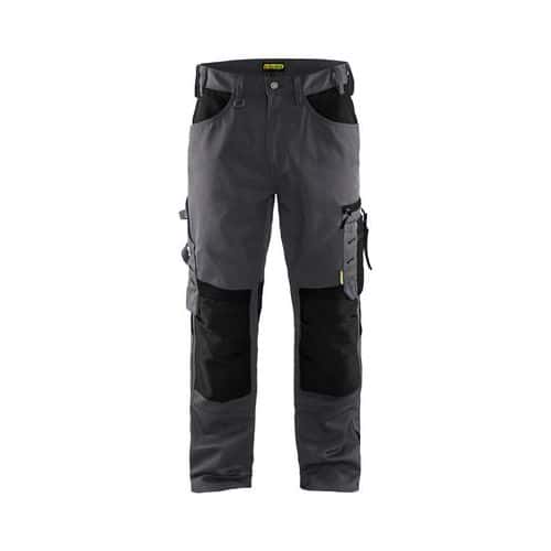 A944985 Pantalone realizzato a mano senza borsa float grigio/nero C54