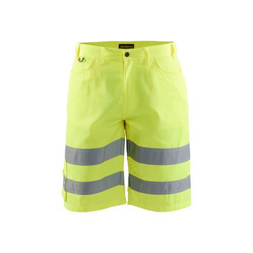 Comodi pantaloncini ad alta visibilità giallo fluo con una buona vestibilità Certificato secondo la norma EN I