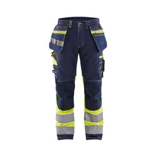 Pantaloni da lavoro artigianali con elasticità ad alta visibilità - Blåkläder
