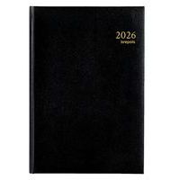 Agenda giornaliera Minister nero 22x16 cm - Anno 2026 -