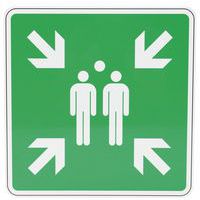 Cartello Punto di raccolta dopo evacuazione- PVC - Manutan Expert