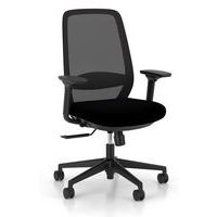 Poltrona sincrona schienale a rete+braccioli 4D - Guida - Nowy Styl