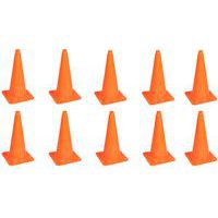 Cono senza strisce catarifrangenti da 50 cm - Lotto da 10 - Manutan Expert