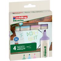 Evidenziatore colori pastello assortiti Edding 24 - Ecoline