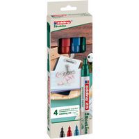 Pennarello indelebile Ecoline e25 punta fine assort - Edding