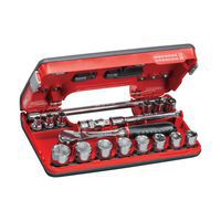 Cassetta bimateriale con bussole esagonali  - 18 pezzi