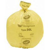 Sacco per rifiuti riciclabile - Rifiuti plastici - Giallo - Jetsac