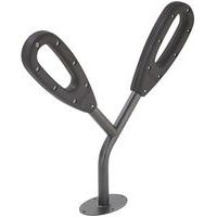 Paletto per 2 biciclette a farfalla - Mottez