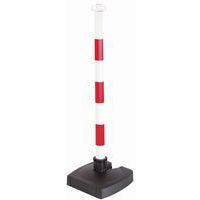 Paletto con catena - Plastica - Su base ribaltabile