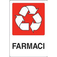 Etichetta adesiva per raccolta differenziata - Farmaci